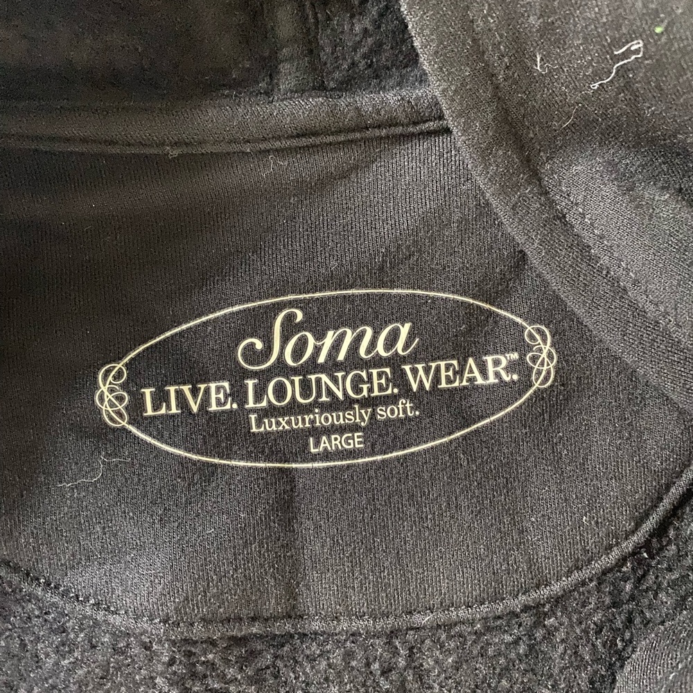 SOMA Womens large Open Front Cardigan EUC - Picture 3 of 5